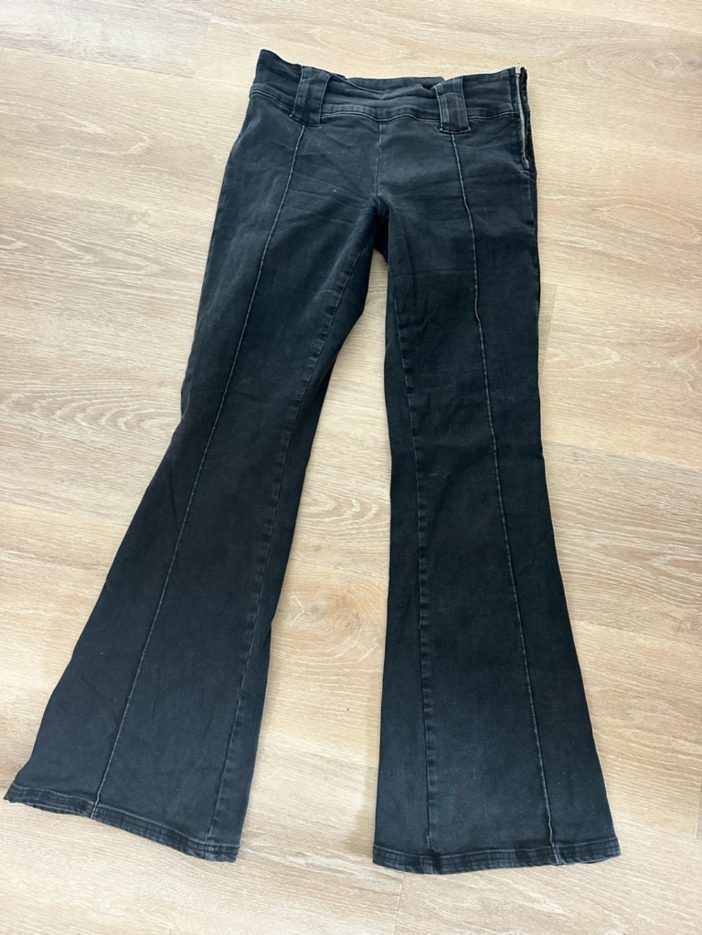 BDG Black High-Rise Flare Jeans
